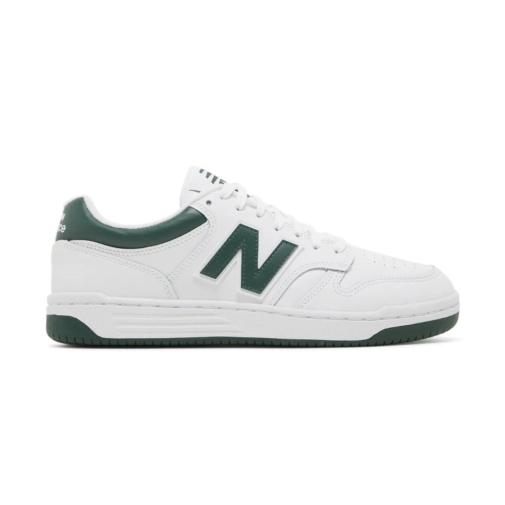 NEW BALANCE 480| WHITE NIGHTWATCH GREEN